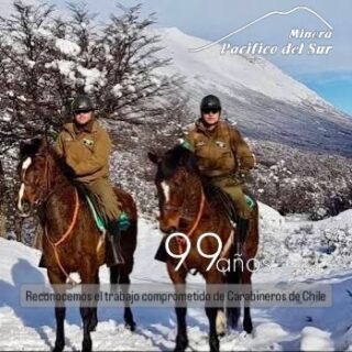 Como Minera Pacífico del Sur, reconocemos el trabajo que realiza Carabineros de Chile en el país y en nuestra región de Aysén.

Su trabajo es vital para la seguridad, el orden y el resguardo de nuestra soberanía.

Felicidades !!