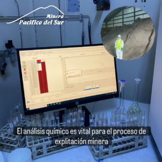 El laboratorio de nuestra compañía realiza un trabajo vital de análisis de muestras que son cruciales en el proceso de explotación minera.