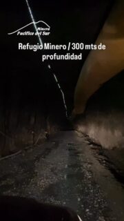 Nuestra compañía cuenta con estrictos protocolos de seguridad para nuestros trabajadores. Conocías un refugio minero a 300 metros de profundidad? 

Te lo mostramos!