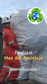 Nos enorgullece compartir el exitoso cierre de nuestra campaña del Mes del Reciclaje, una iniciativa enfocada en promover la economía circular y la correcta segregación en origen.
En cada rincón de nuestra operación, desde las oficinas hasta las faenas de nuestro yacimiento El Toqui, asumimos que la minería sostenible se construye día a día.
Gracias al compromiso de todo nuestro equipo humano, logramos recuperar un total de 1.700 kilos de residuos:
• 📦 1.3 Toneladas de Cartón, reincorporadas a la economía circular para evitar la tala de árboles.
• 🧴 400 Kilos de Plástico PET, asegurando que miles de envases plásticos sean procesados correctamente en lugar de terminar en nuestro entorno natural.
Nuestra prioridad es la protección ambiental del territorio. Logros como este demuestran que, con la colaboración de todos, podemos generar un impacto positivo medible.
¡El Mes del Reciclaje termina, pero nuestra cultura sustentable continúa!