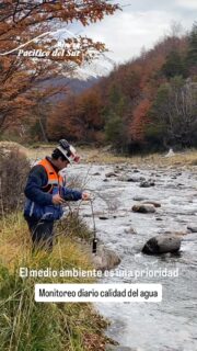 Nuestra compañía realiza diariamente monitoreos del agua, los realiza de manera manual y de manera automática por medio de sistemas que envían la información en linea. 
Por medio de estas mediciones podemos decir con orgullo que protegemos nuestro medio ambiente, lo que ha sido ratificado por estudios del ministerio de salud. 
Nuestro ambiente es un compromiso y una prioridad.